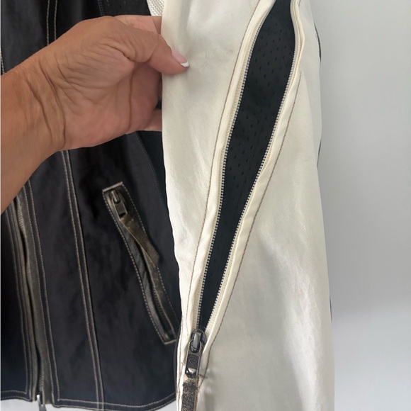 Harley-Davidson Black/Olive Green/Off White Riding Jacket - Picture 6 of 15